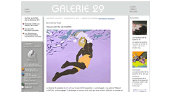 Desktop Screenshot of galerie29.org